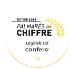 Palmarès du Chiffre 2024 — Logiciels ECF — Confero — Or